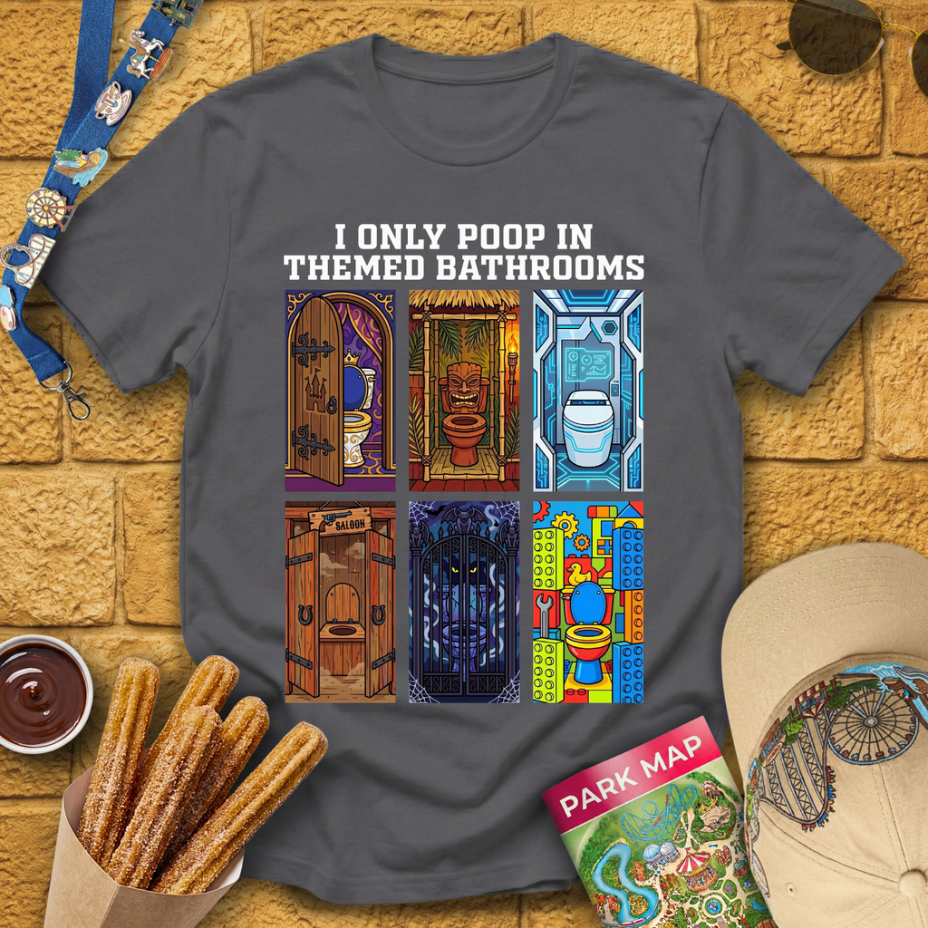 Poop In Themed Bathrooms [Comic] T-Shirt