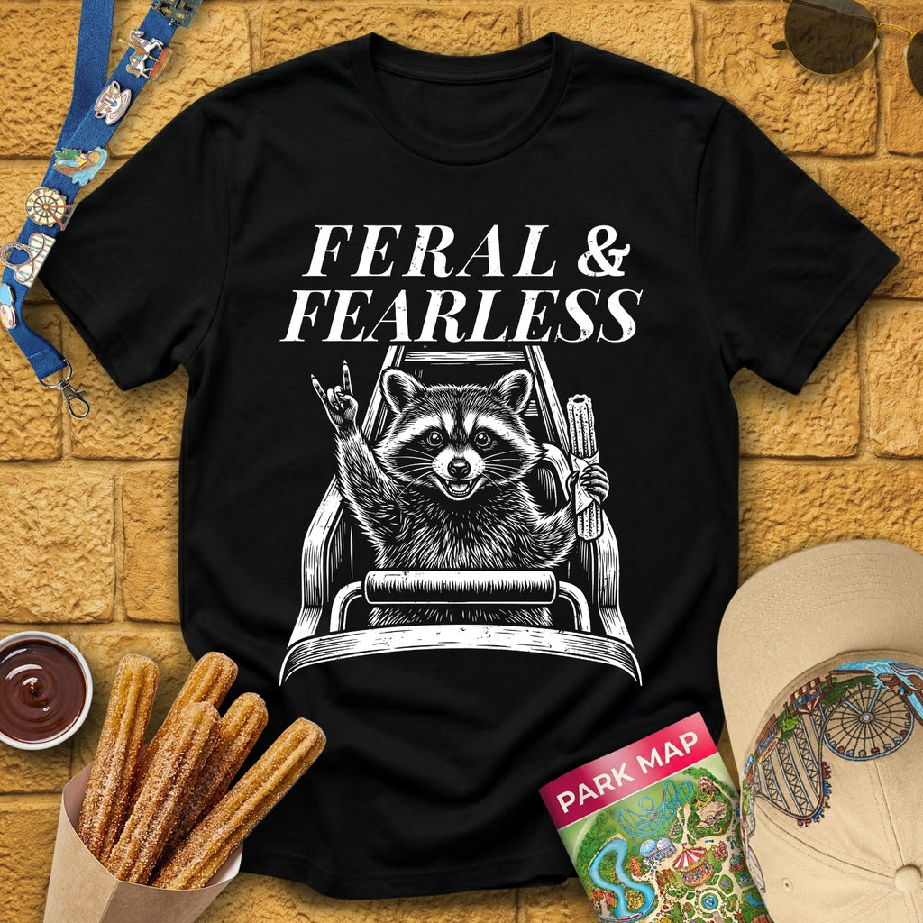 Feral&Fearless [Woodcut] T-Shirt