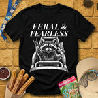 Feral&Fearless [Woodcut] T-Shirt