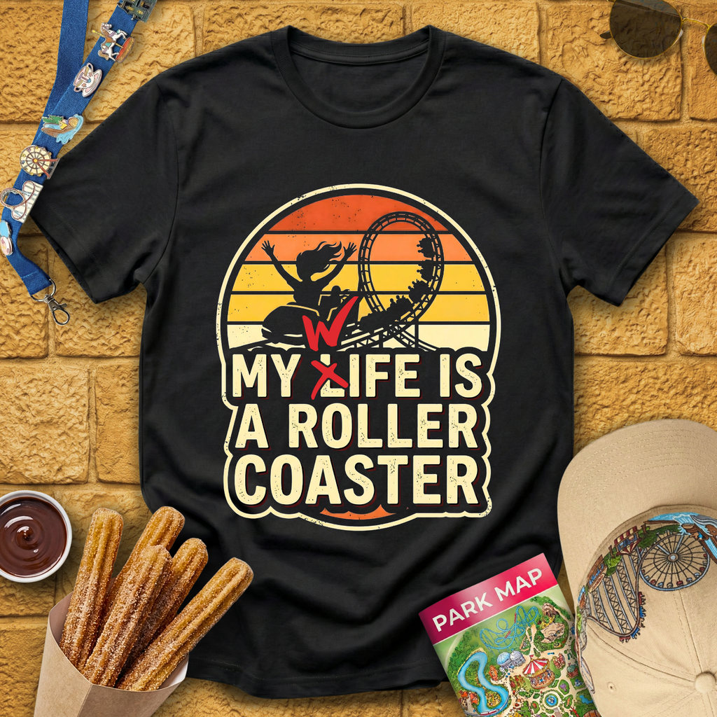 Wife Roller Coaster [70s] T-Shirt