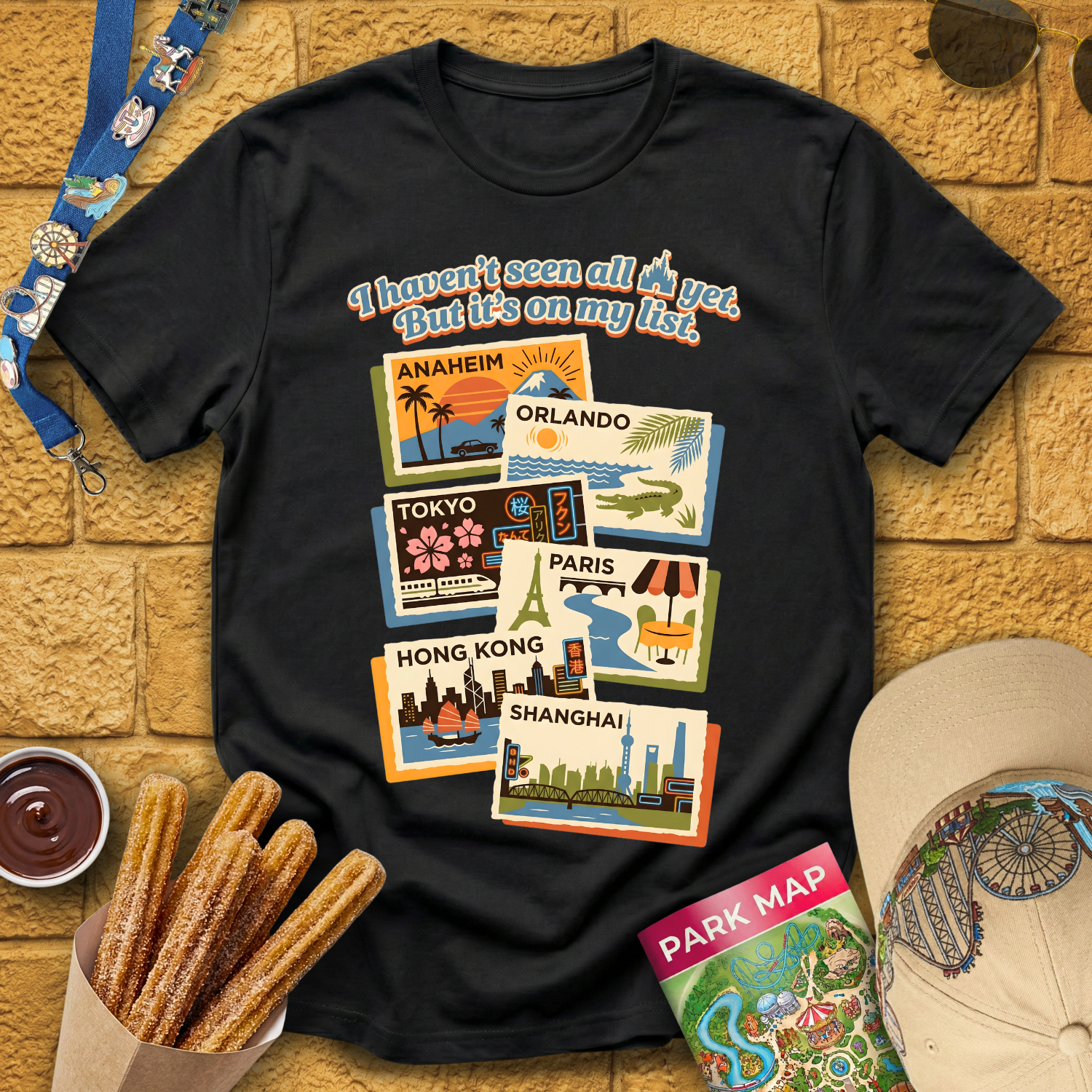 Castles On My List [Postcards] T-Shirt
