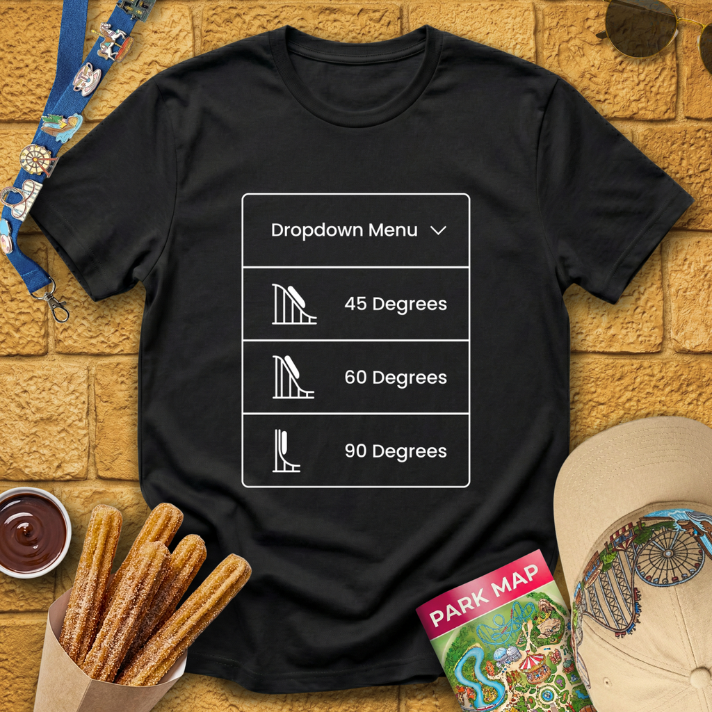 Dropdown Menu T-Shirt