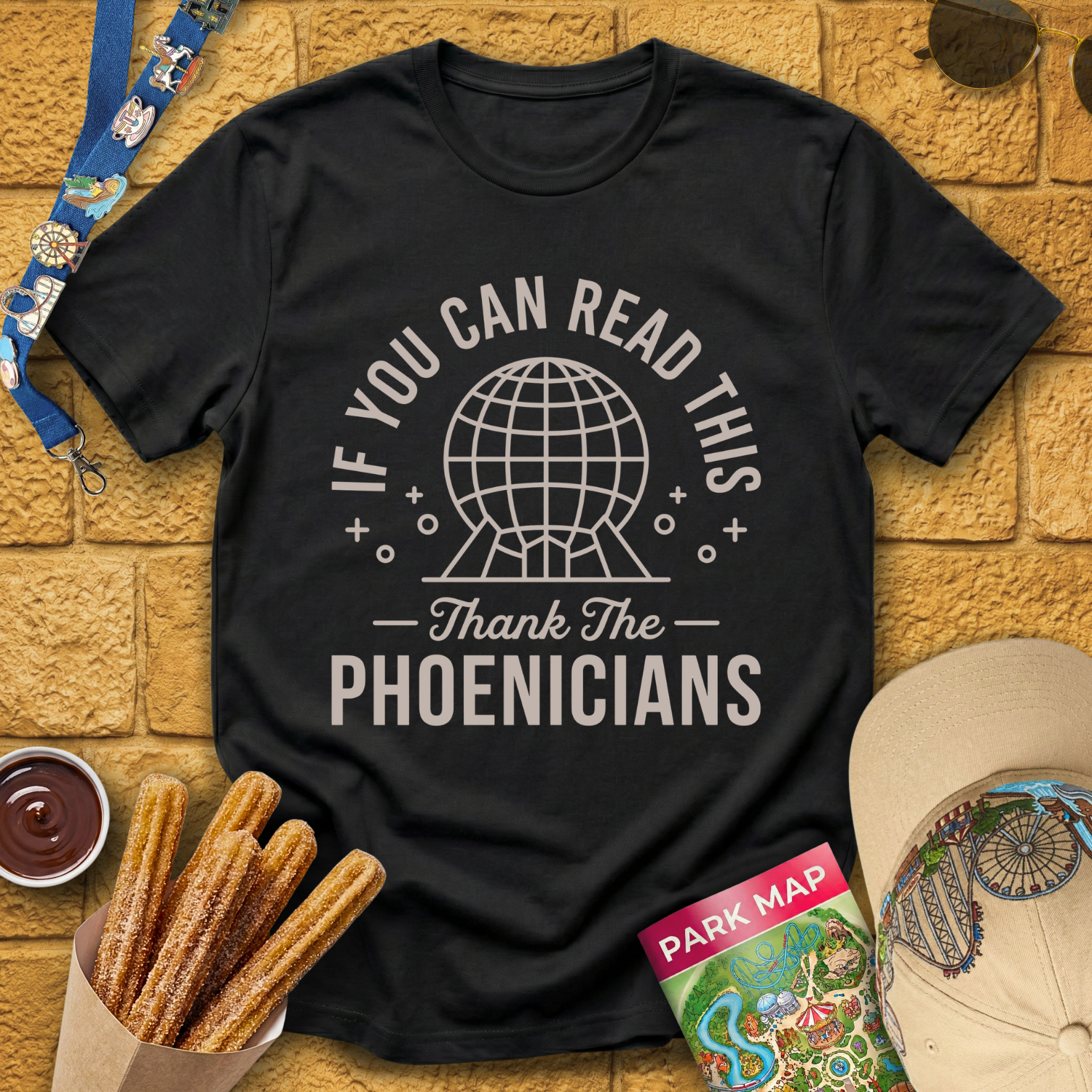 Thank the Phoenicians [Emblem] T-Shirt