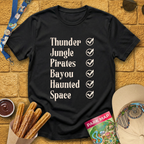 Rides Checklist [Distressed] T-Shirt