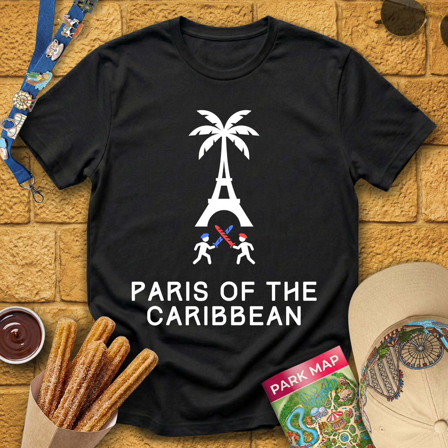 Paris Of The Caribbean [Sleek] T-Shirt