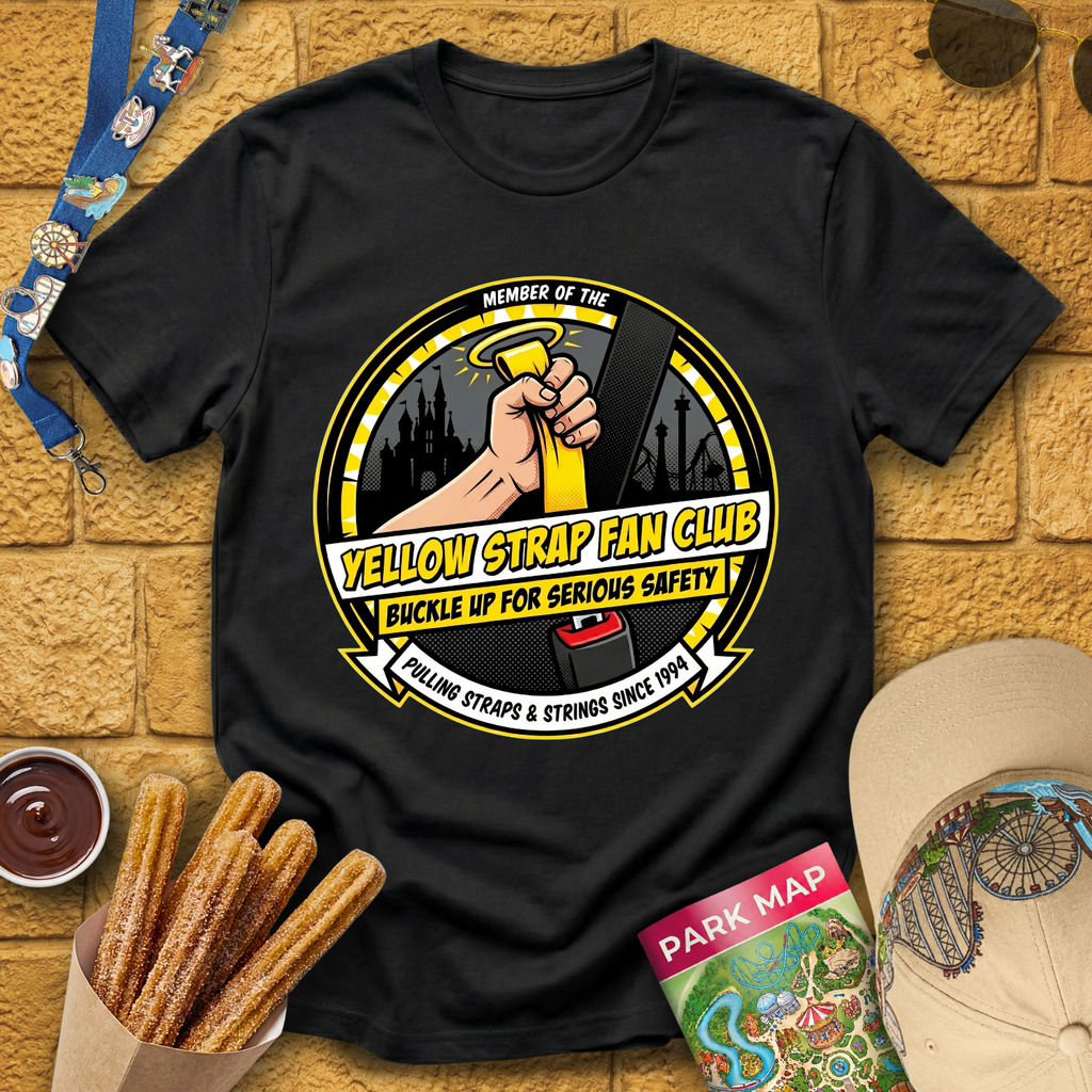 Yellow Strap Fan Club [ComicBadge] T-Shirt