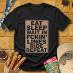 Sleep Wait Repeat [Distressed] T-Shirt