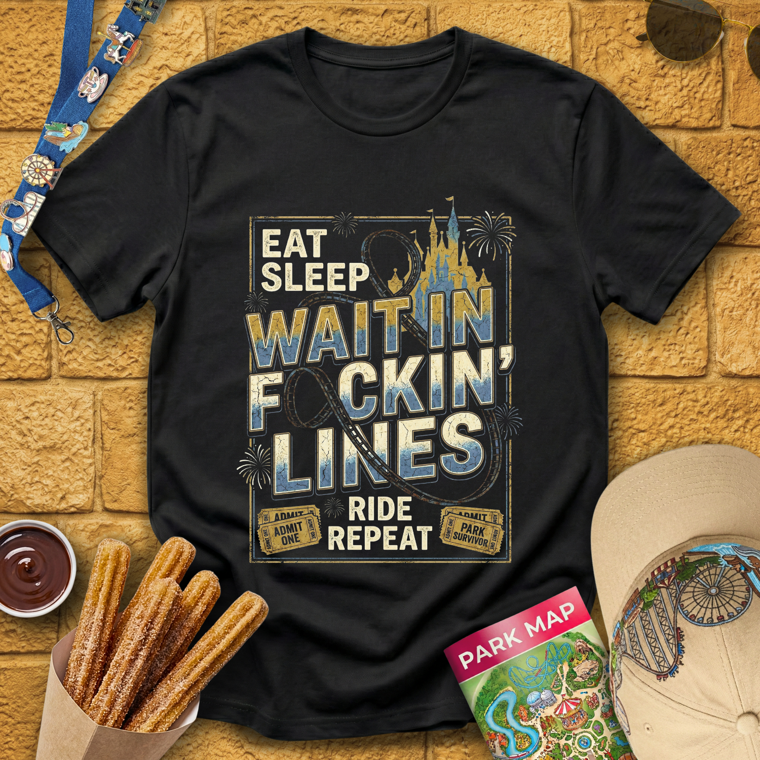 Sleep Wait Repeat [Vintage] T-Shirt