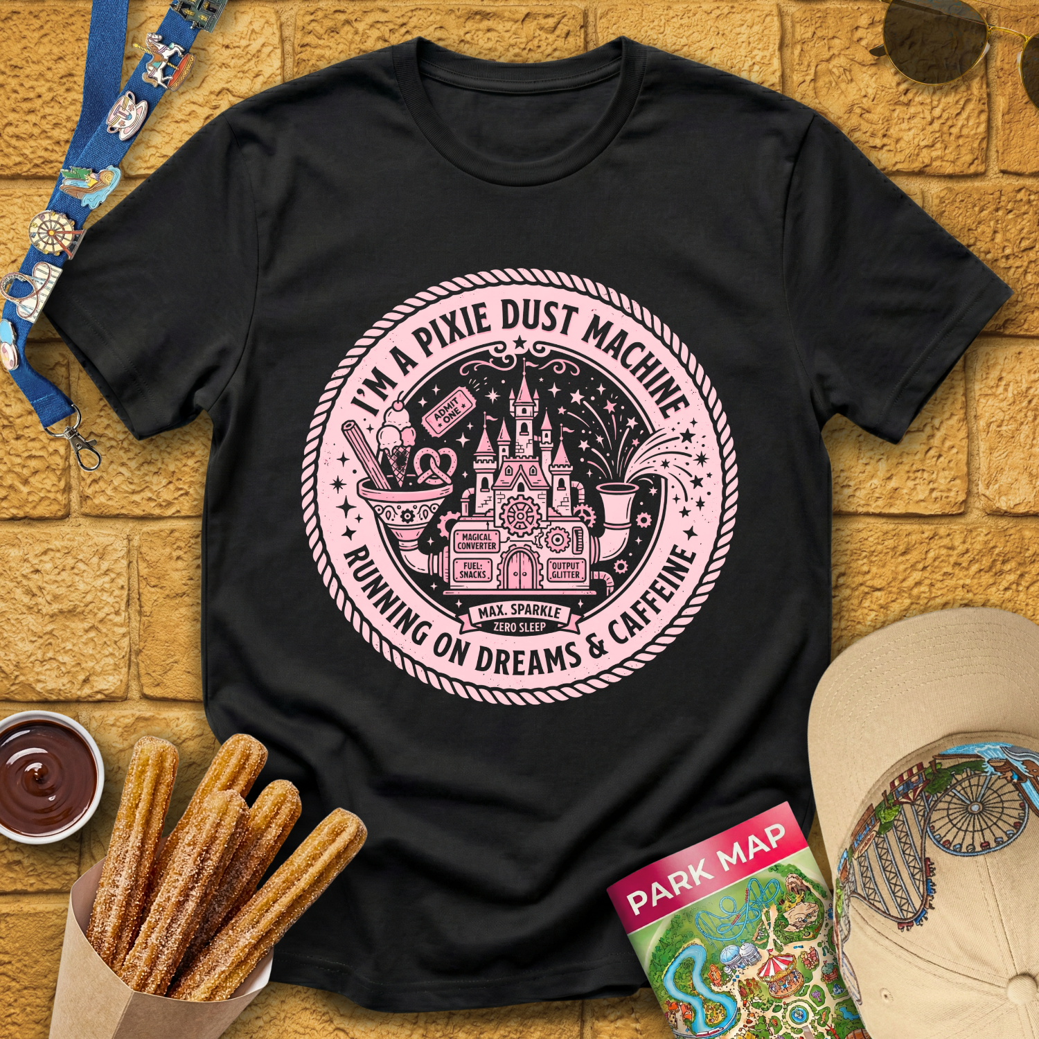 Pixie Dust Machine [Badge] T-Shirt