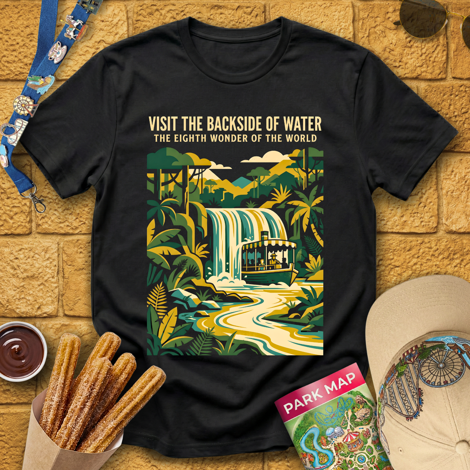 Backside of Water [30sPoster] T-Shirt