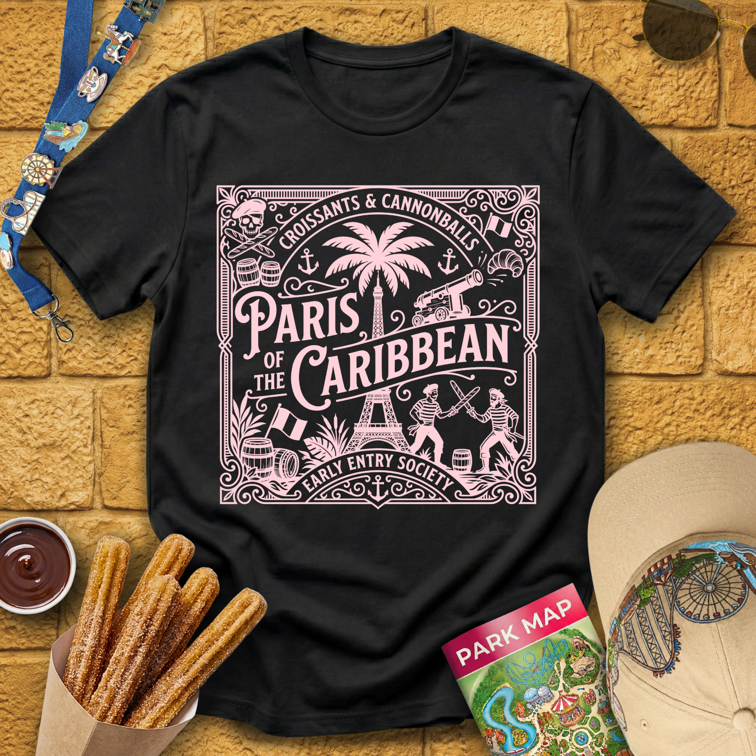 Paris Of The Caribbean [Victorian] T-Shirt