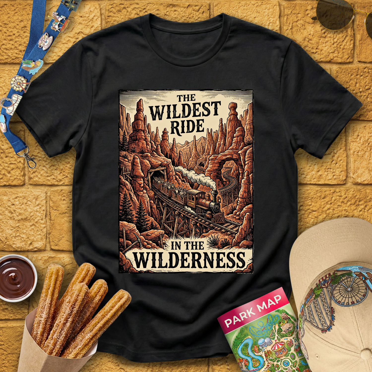 The Wildest Ride [Woodcut2] T-Shirt