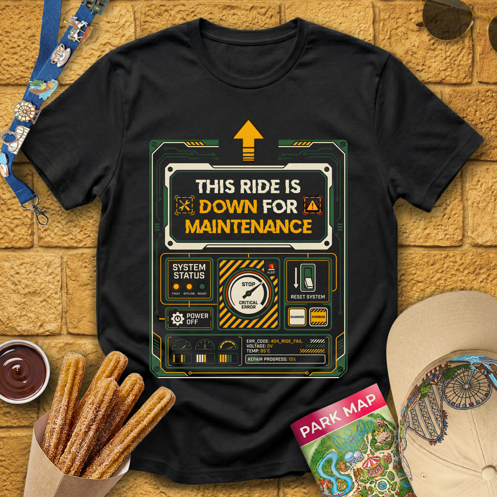 Ride Maintenance [Panel] T-Shirt