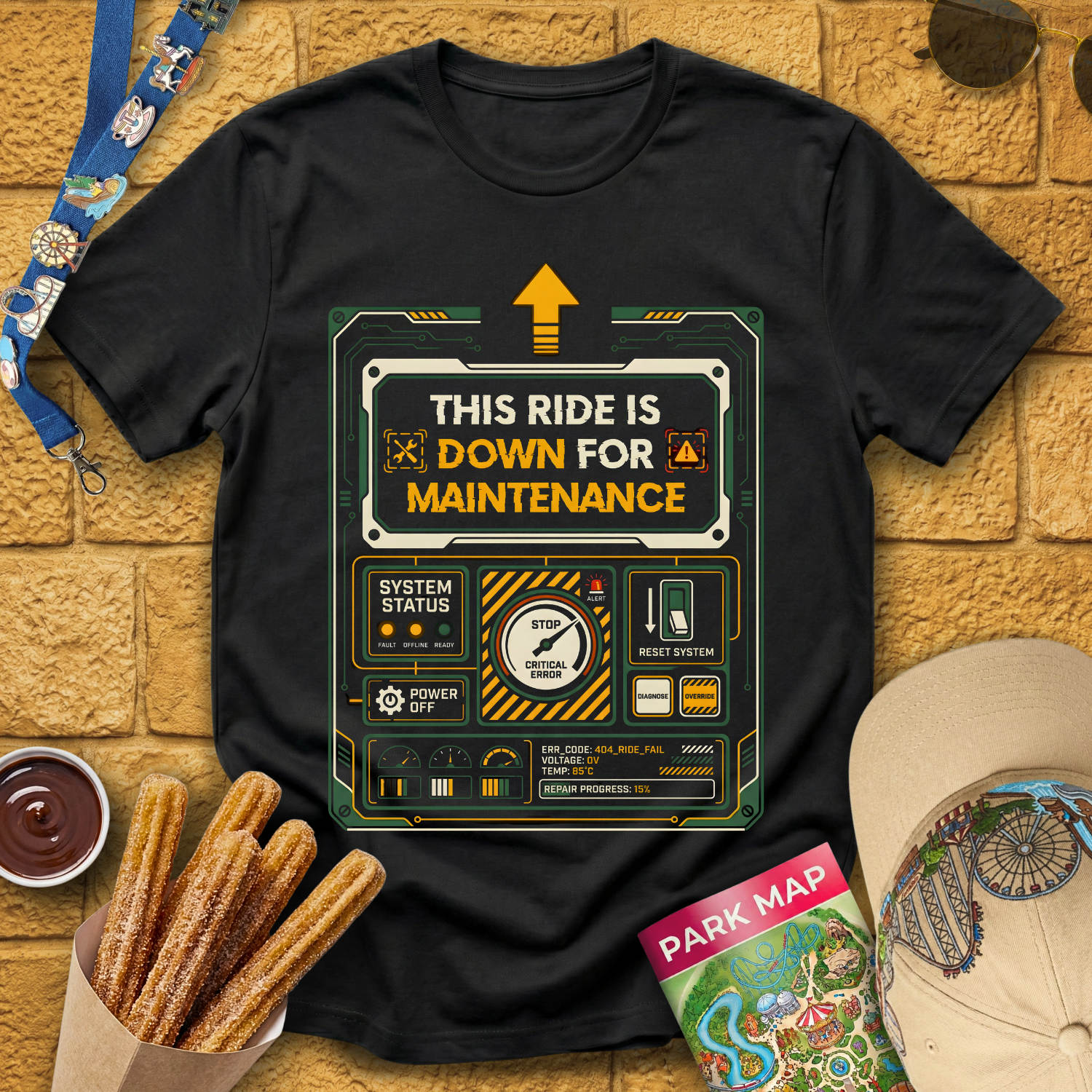 Ride Maintenance [Panel] T-Shirt
