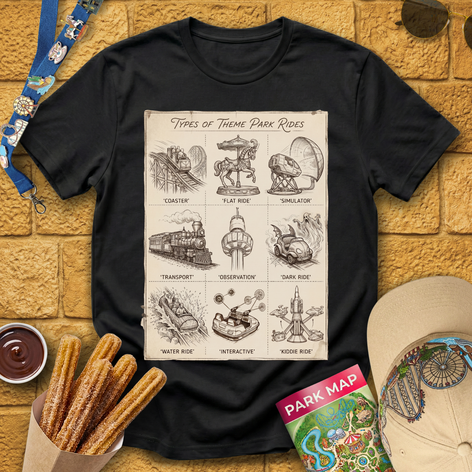Types Of Rides [Vintage] T-Shirt