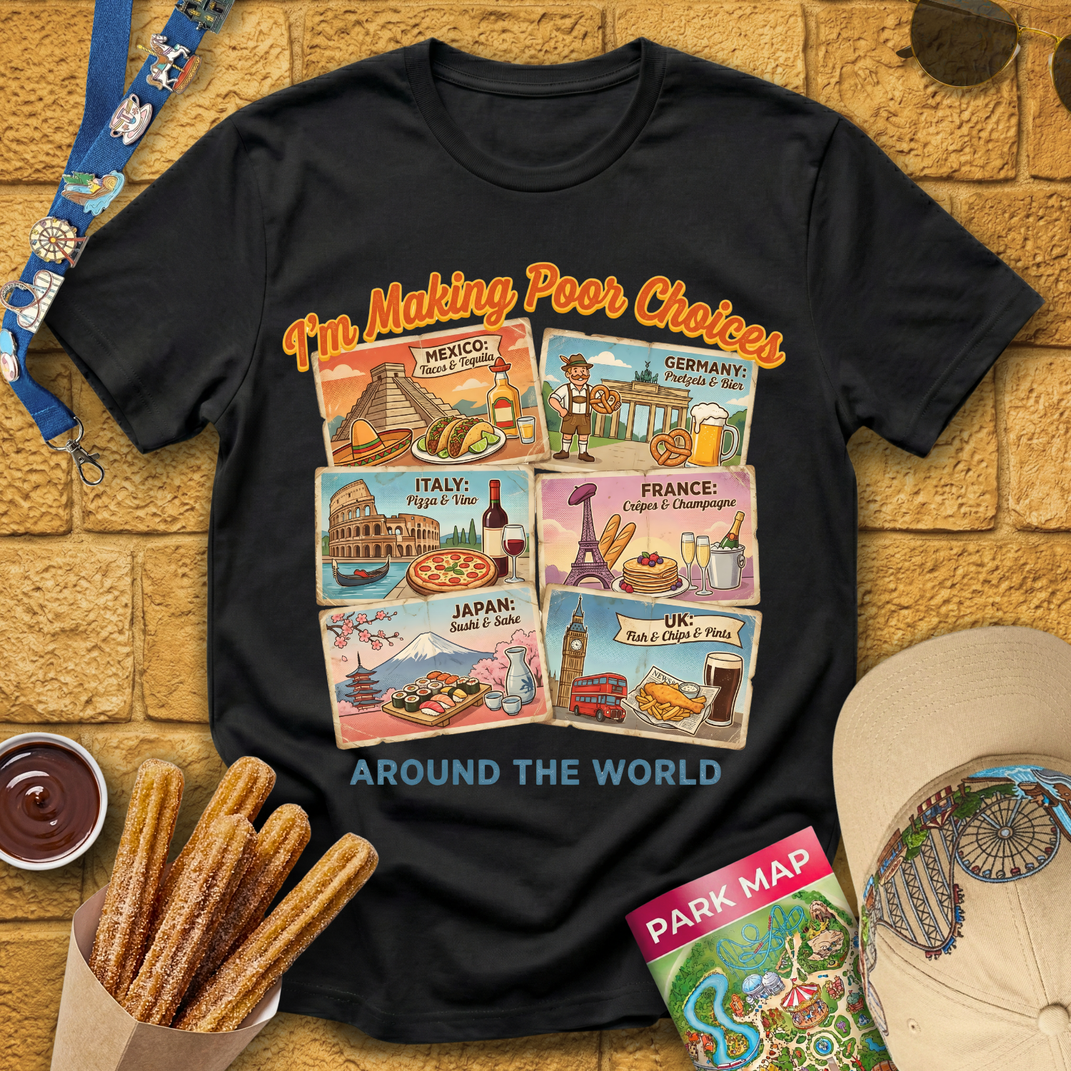 Poor Choices [Postcard] T-Shirt