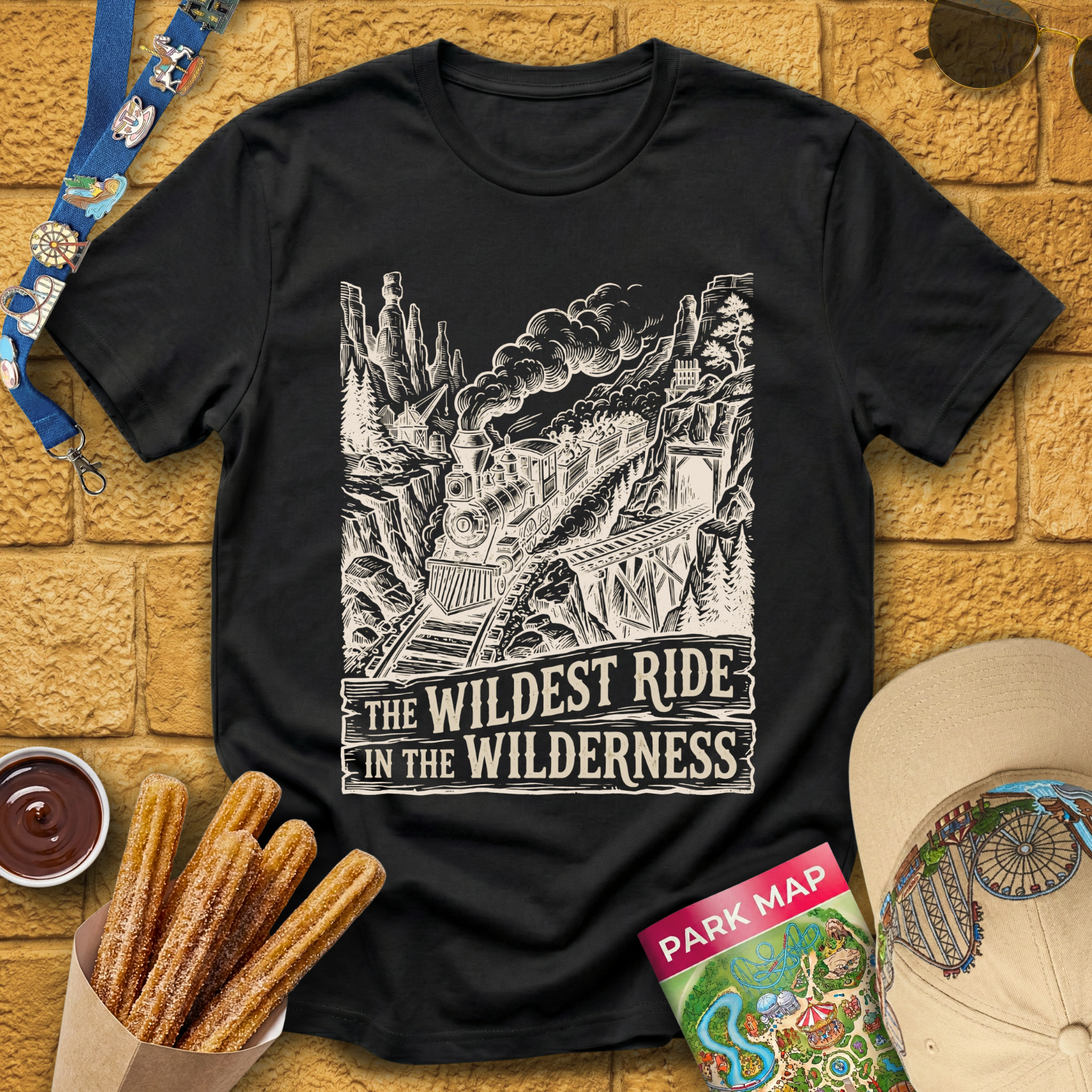 The Wildest Ride [Woodcut3] T-Shirt