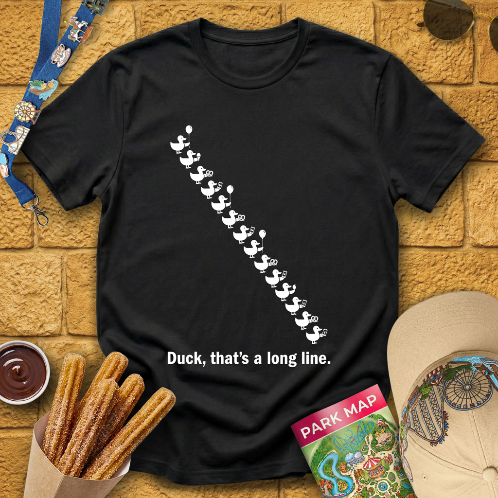 Duck, Long Line [Sleek] T-Shirt