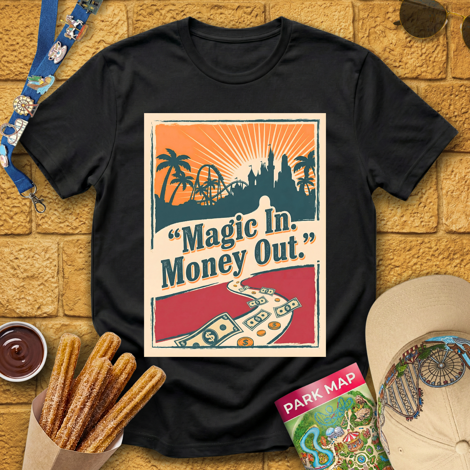 Magic In. Money Out. [80sPoster] T-Shirt