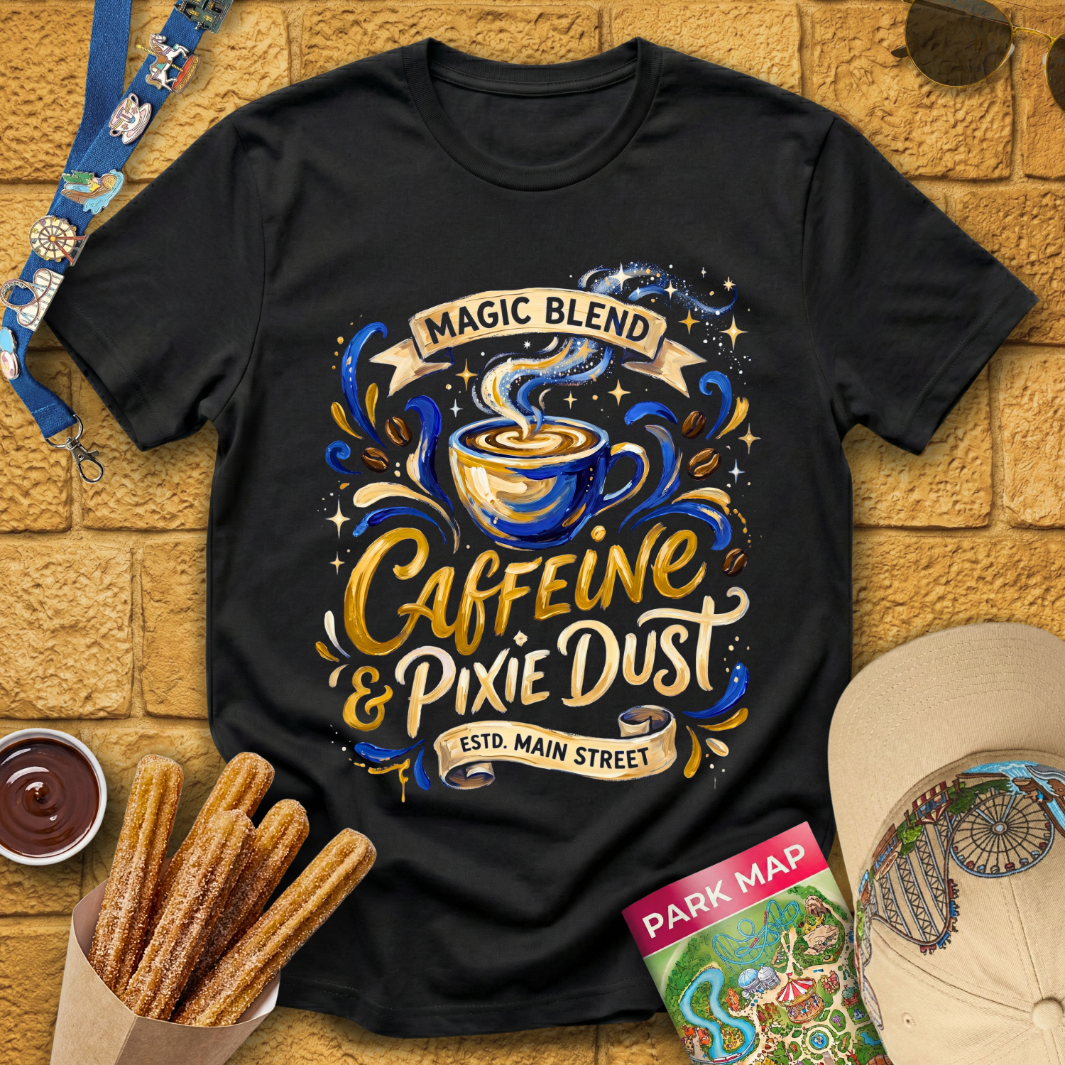 Caffeine & Pixie Dust [ArtBrush] T-Shirt