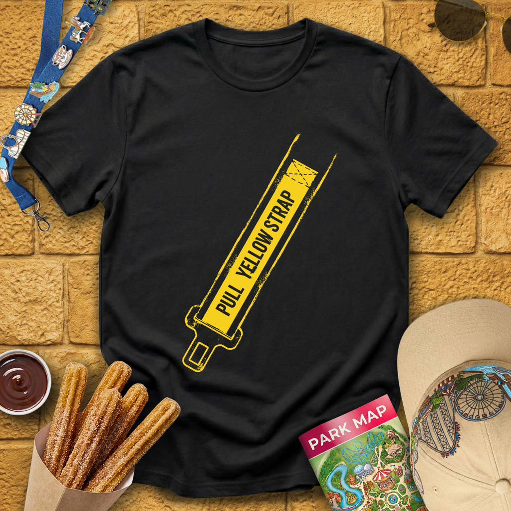 Pull Yellow Strap [Distressed] T-Shirt