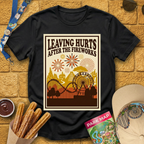 Leaving Hurts & Fireworks [70sPoster] T-Shirt