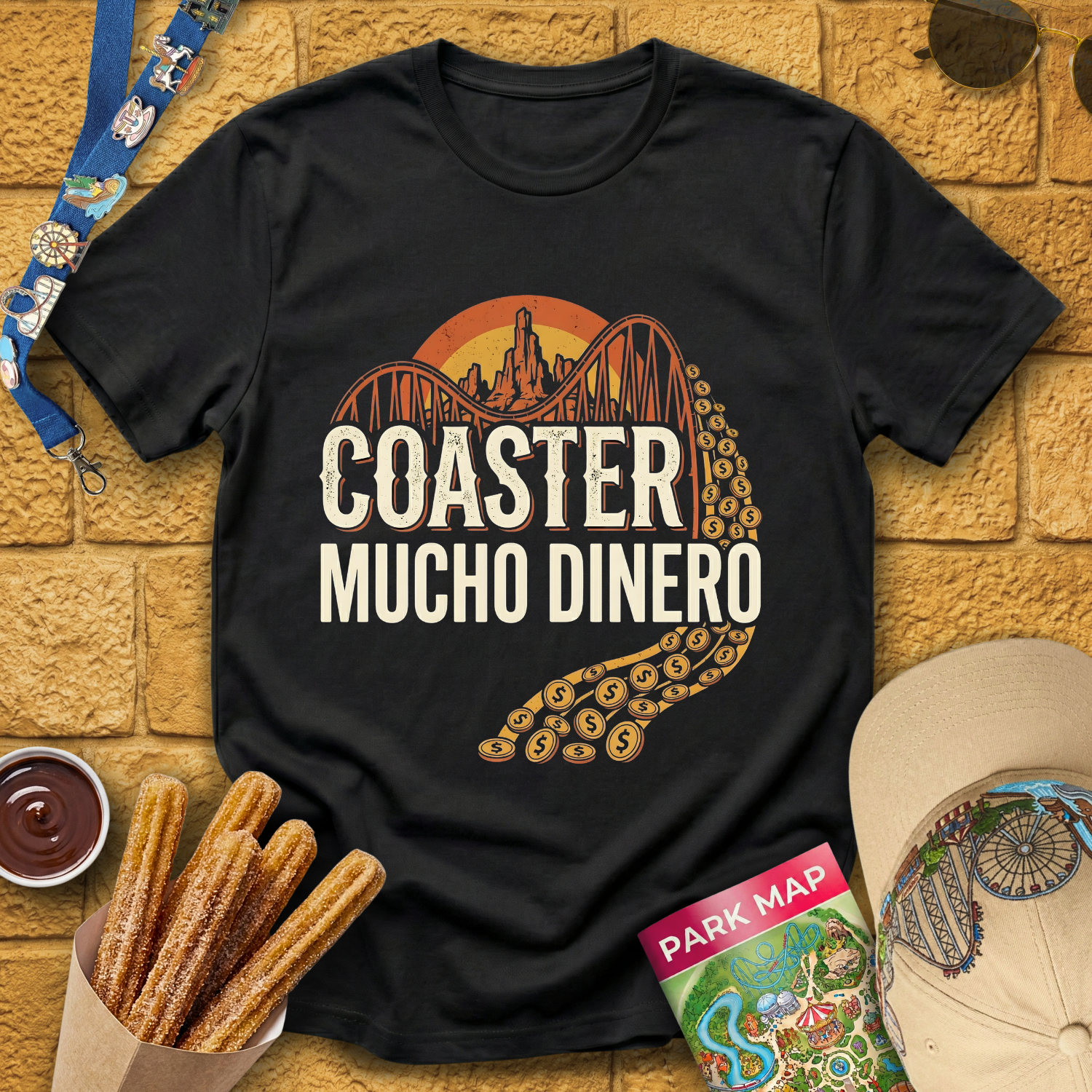 Coaster Mucho Dinero 3 [Western] T-Shirt