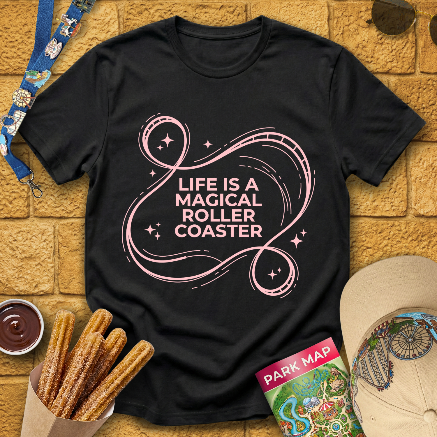 Life Roller Coaster [Sleek] T-Shirt