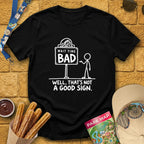 Bad Wait Time [Illu] T-Shirt for Theme Park Fans (Black)