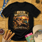 Beer Necessities [Cinematic] T-Shirt for Theme Park Fans (Black)