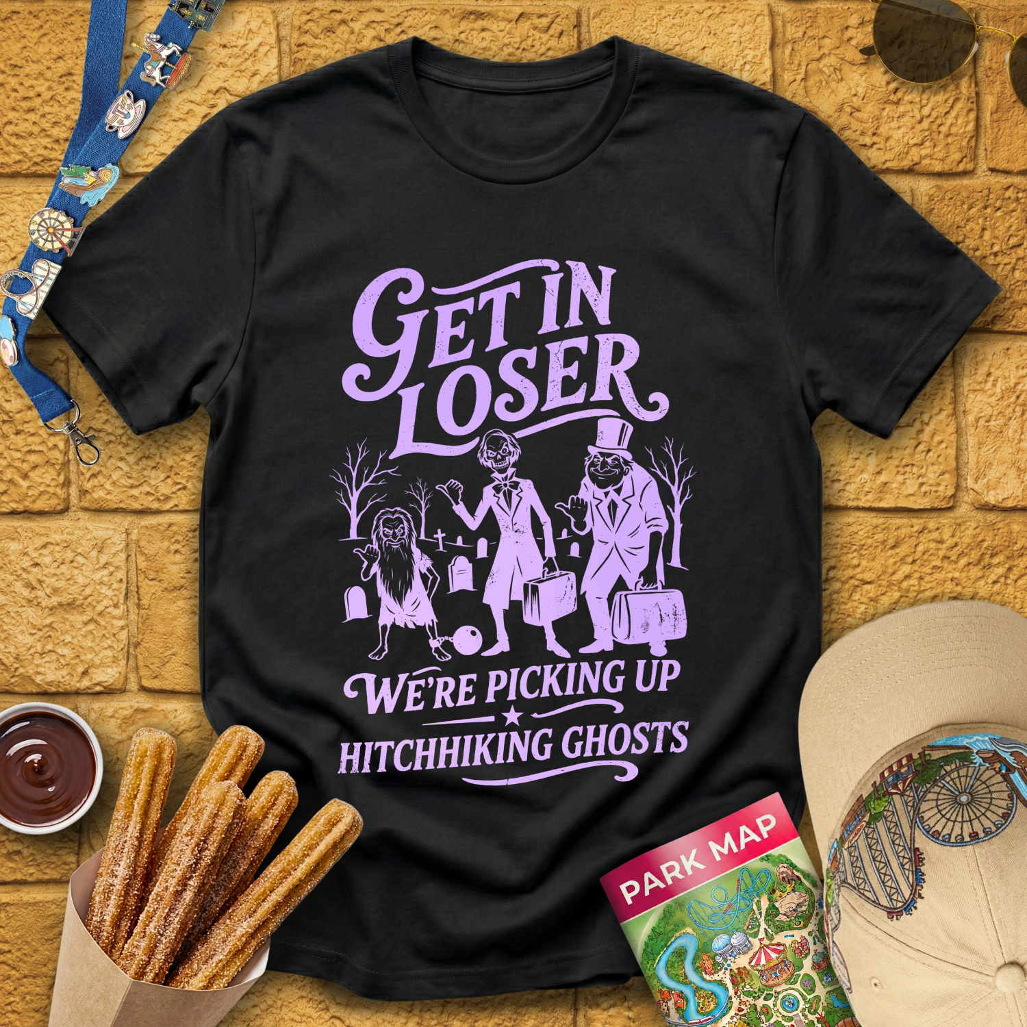Get In Loser Ghosts [Retro] T-Shirt