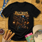 Buy Rats Caribbean [Cinematic2] T-Shirt for Theme Park Fans (Black)