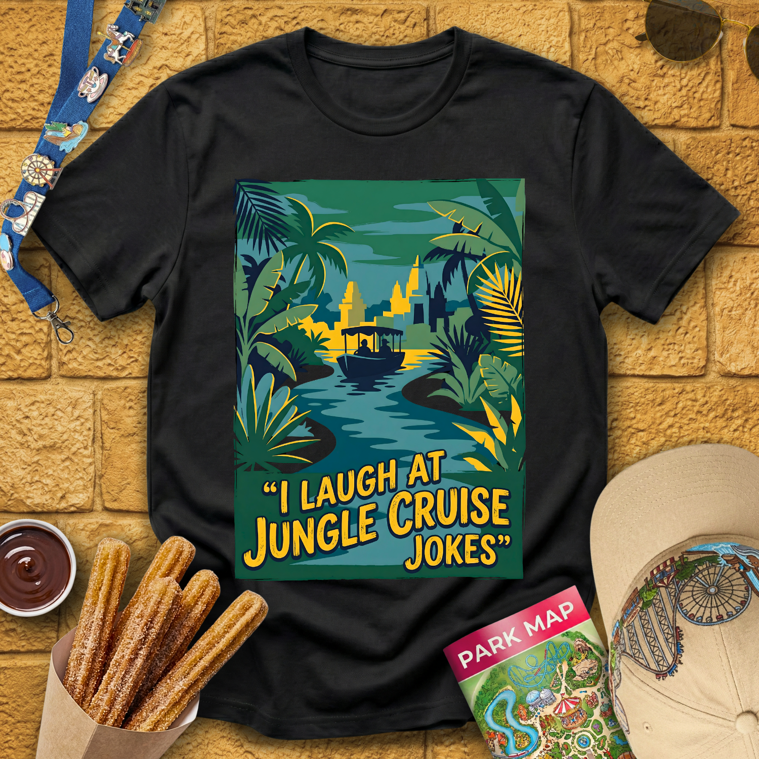 Jungle Cruise Jokes [30sPoster] T-Shirt