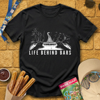 Life Behind Bars [Woodcut] T-Shirt