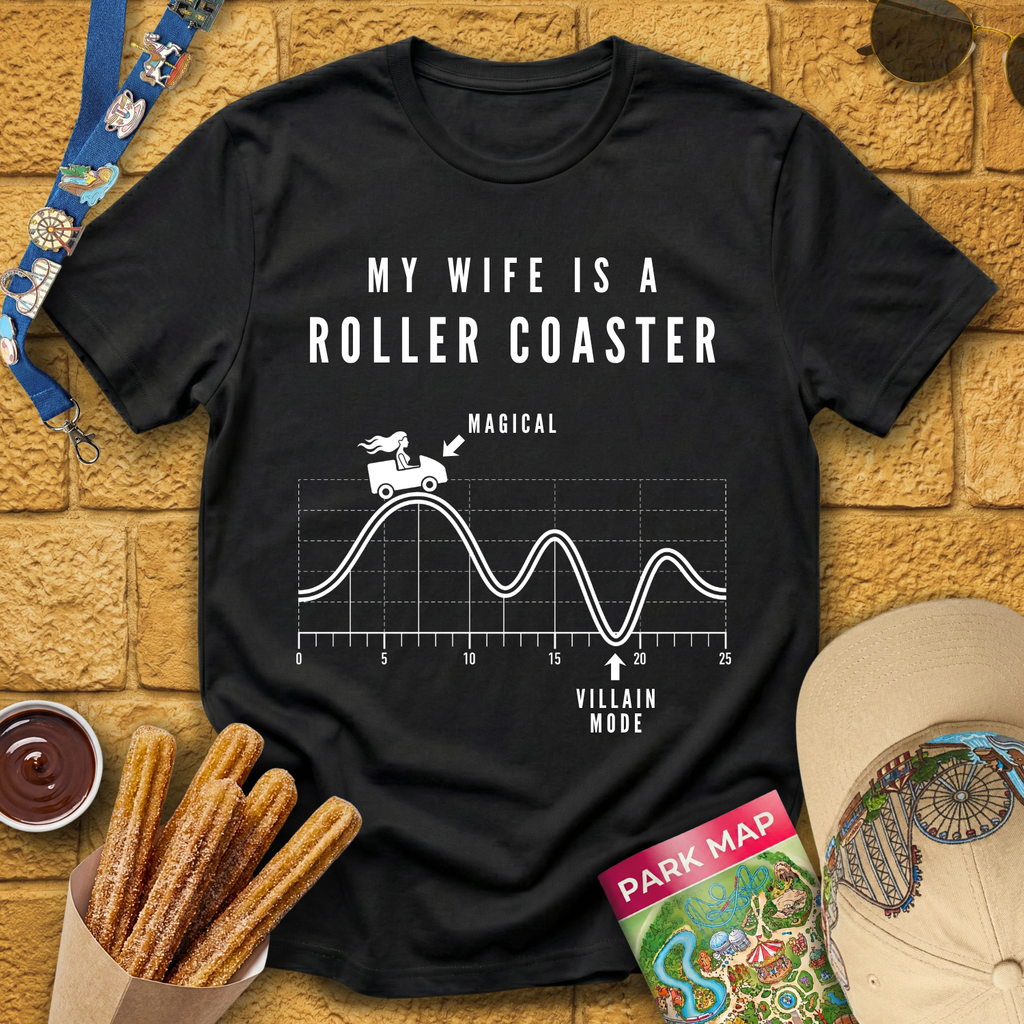 Wife Roller Coaster [Chart] T-Shirt