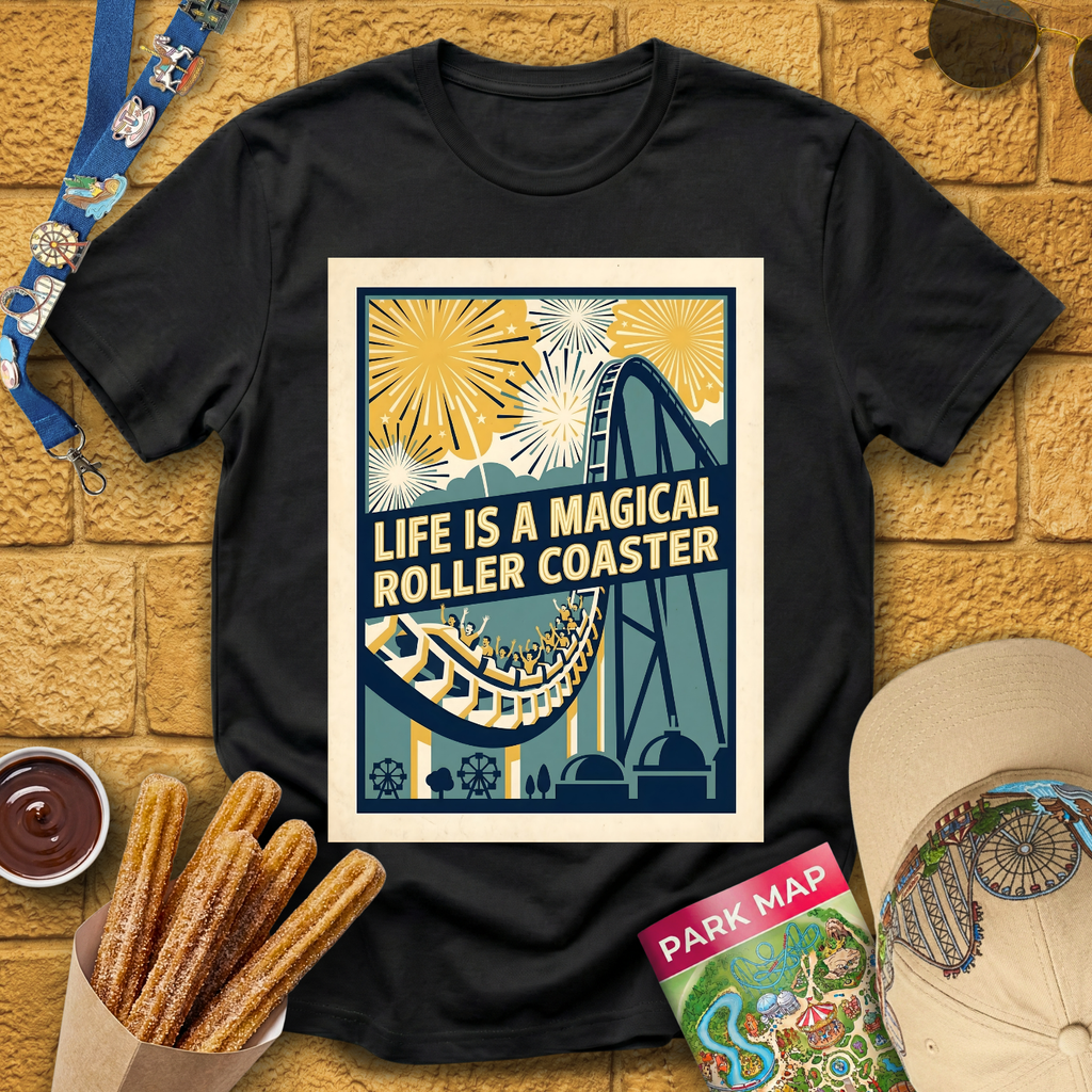 Life Is A Roller Coaster [40sPoster] T-Shirt