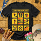 Theme Park Bingo [Warning] T-Shirt