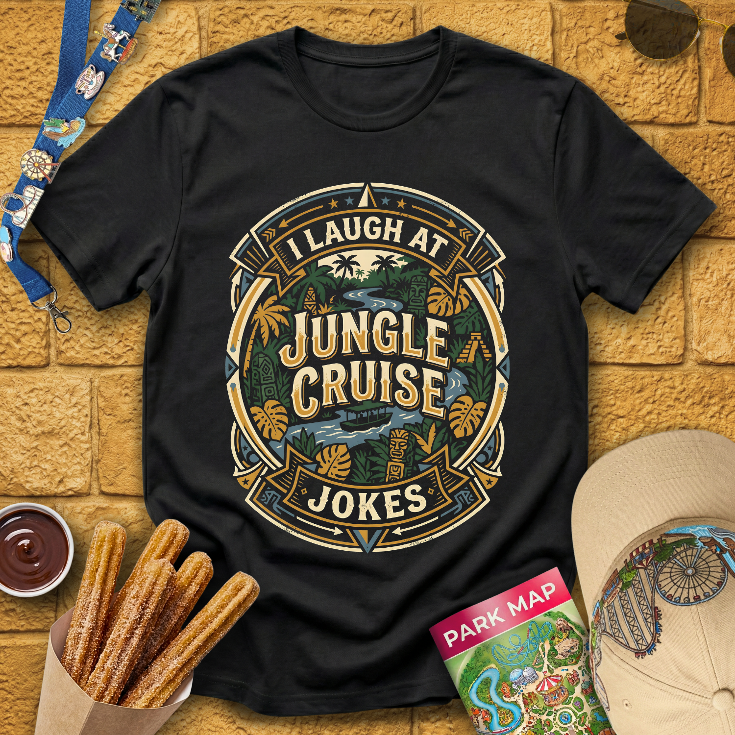 Jungle Cruise Jokes [TikiPop] T-Shirt