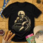 Casual Coaster [Engraved] T-Shirt for Theme Park Fans (Black)