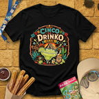 Cinco De Drinko [BoldBadge] T-Shirt for Theme Park Fans (Black)