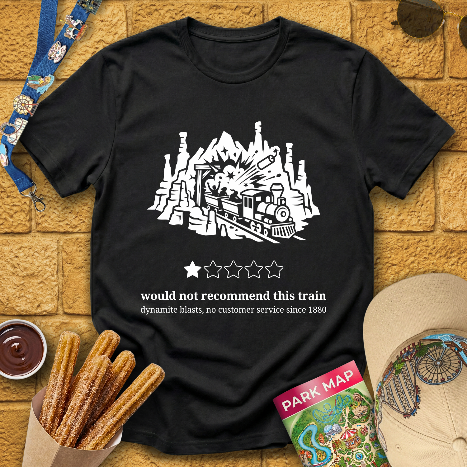 Recommend Mine Train [Graphic] T-Shirt