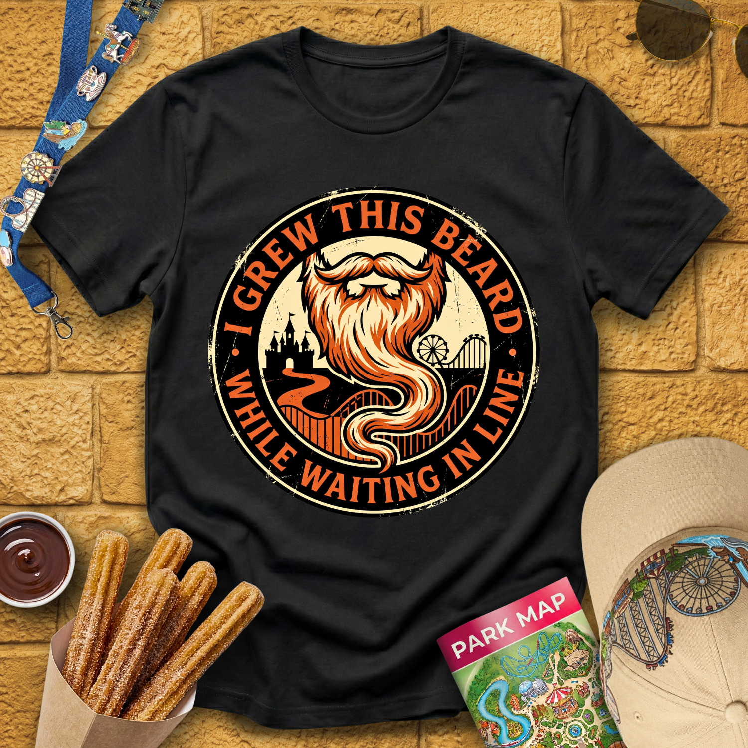 I Grew This Beard [Badge] T-Shirt