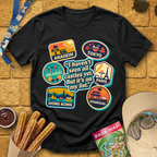 Castles On My List [Badges] T-Shirt