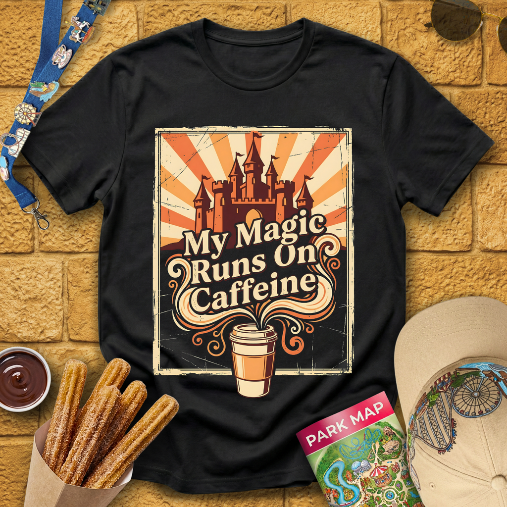 Magic Runs on Caffeine [70s] T-Shirt