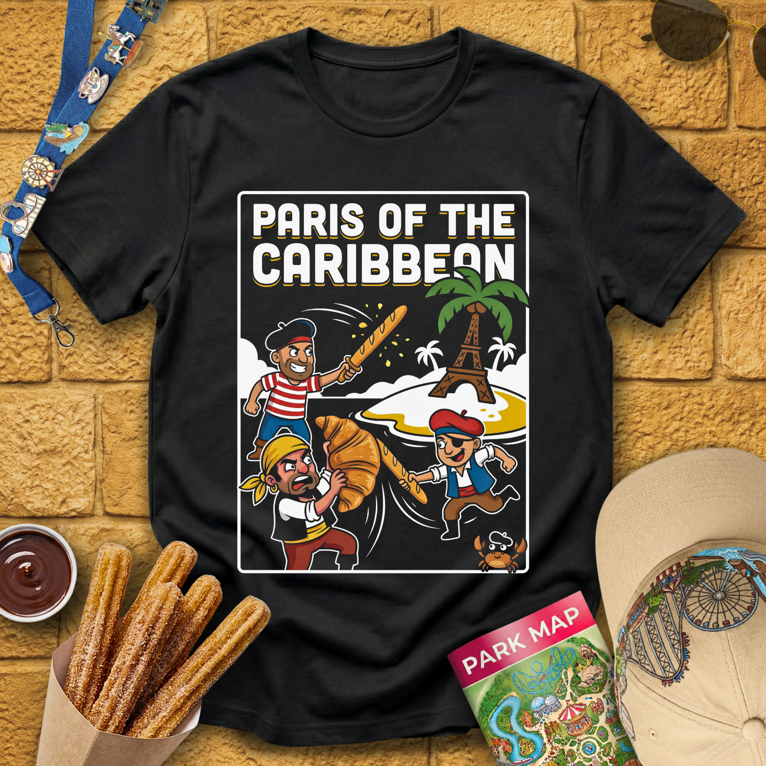 Paris Of The Caribbean [Comic] T-Shirt