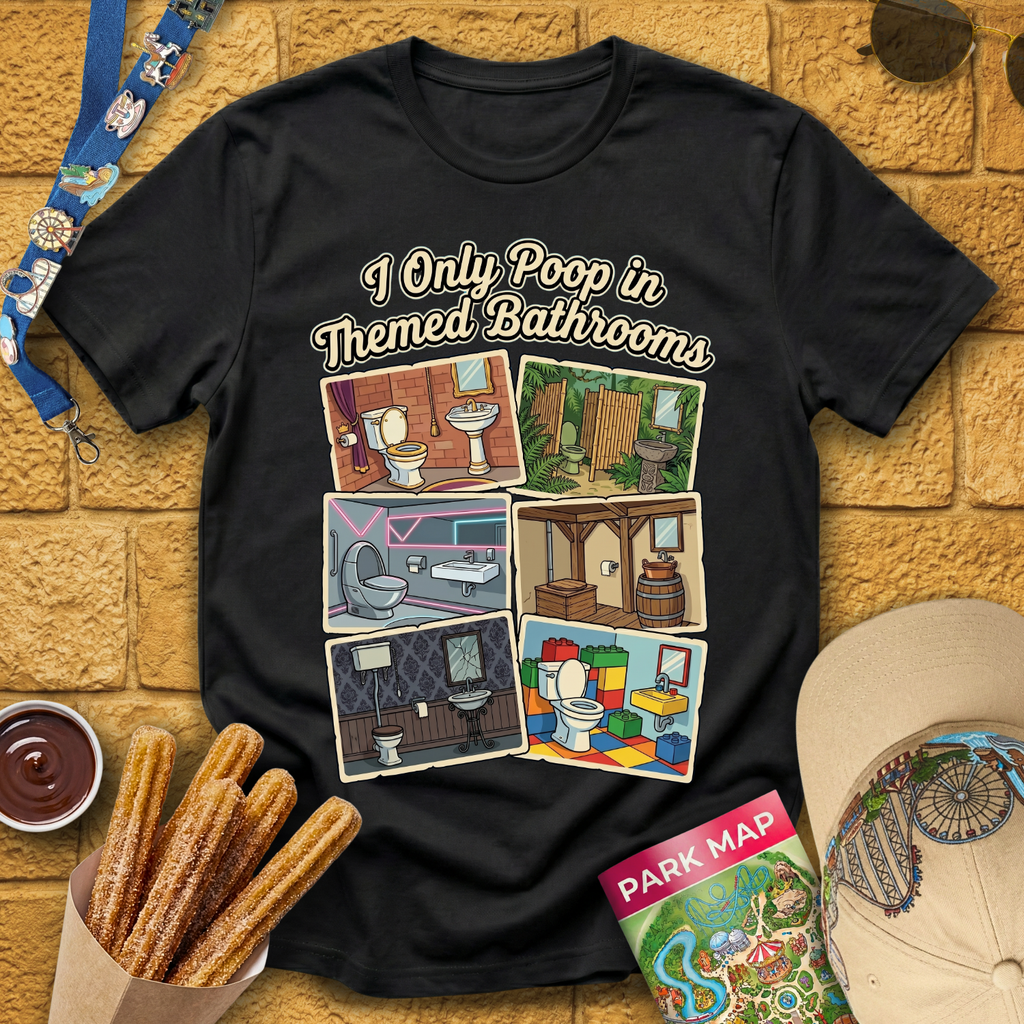 Poop In Themed Bathrooms [Postcard] T-Shirt