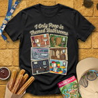 Poop In Themed Bathrooms [Postcard] T-Shirt