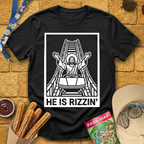 He Is Rizzin' [LineArt] T-Shirt