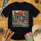 Jungle Adventure [Japanese] T-Shirt for Theme Park Fans (Black)