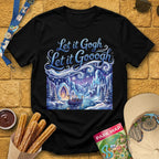 Let It Gogh [Artsy1] T-Shirt for Theme Park Fans (Black)